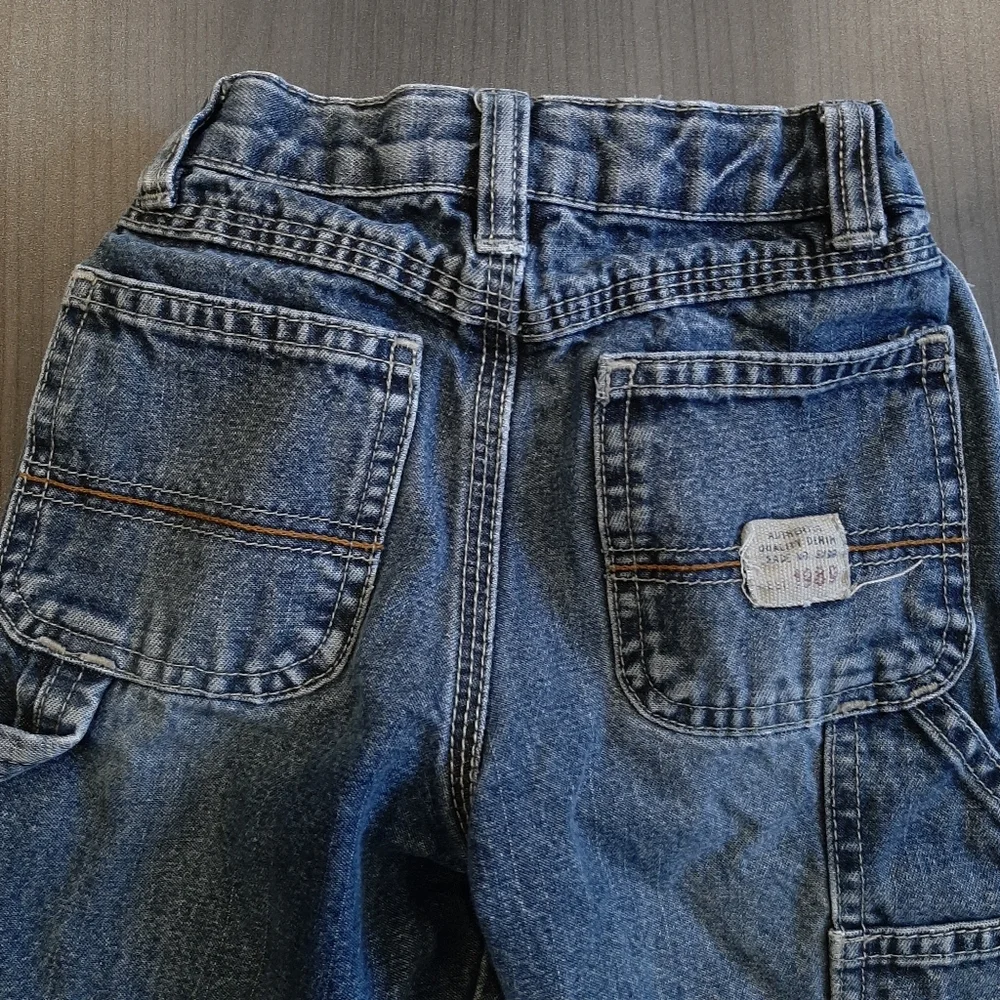 CHILDRENS PLACE Carpenter Jeans Straight Leg Denim Adjustable Waist Size 24M